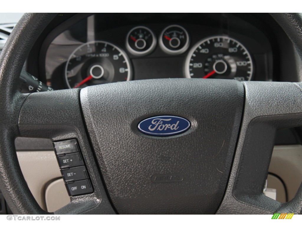 2007 Fusion S - Tungsten Grey Metallic / Light Stone photo #8