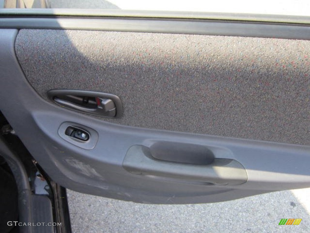 2002 Accent GL Sedan - Ebony Black / Gray photo #19