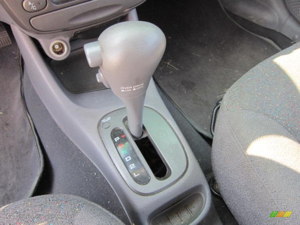 2002 Accent GL Sedan - Ebony Black / Gray photo #23