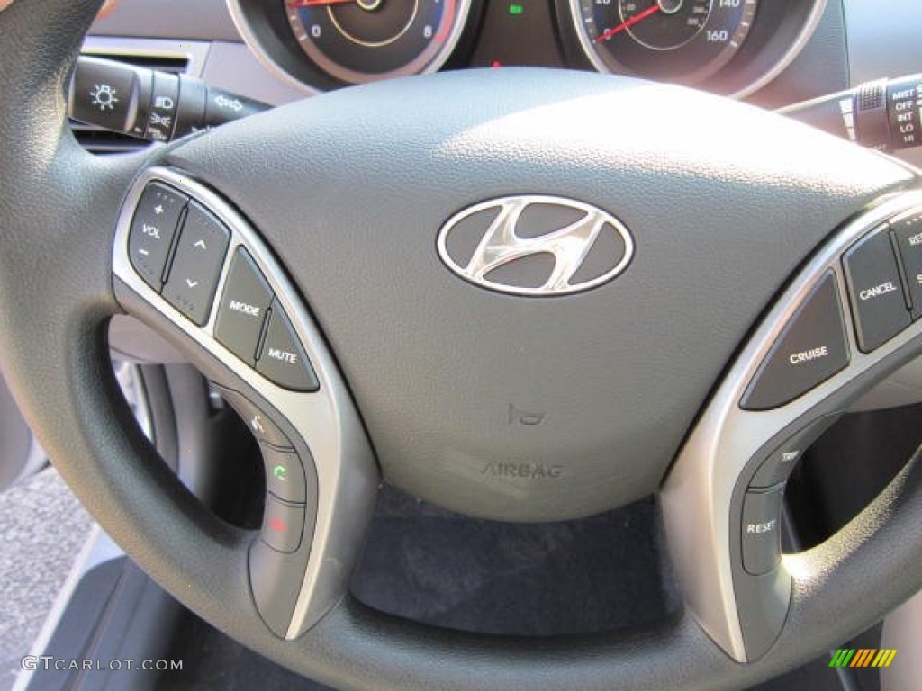 2013 Elantra GLS - Silver / Gray photo #18