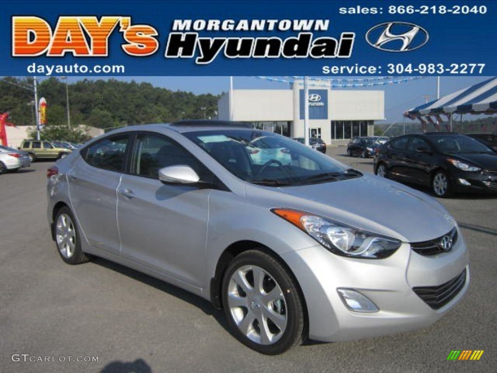 2013 Elantra Limited - Silver / Black photo #1
