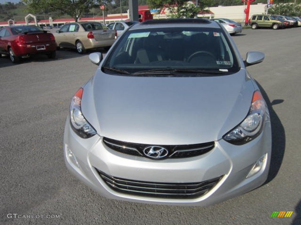 2013 Elantra Limited - Silver / Black photo #2