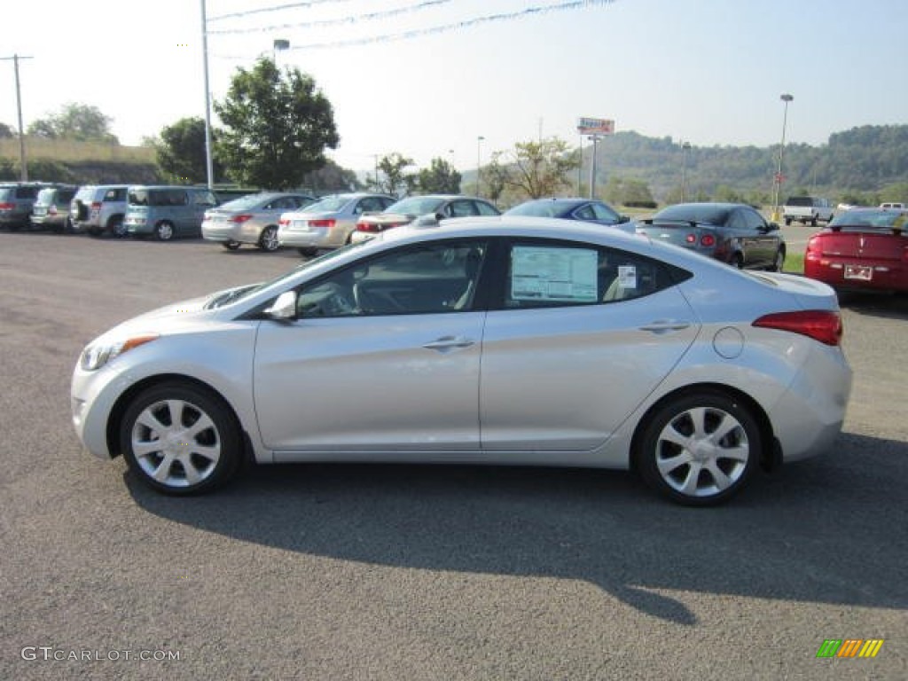 2013 Elantra Limited - Silver / Black photo #4