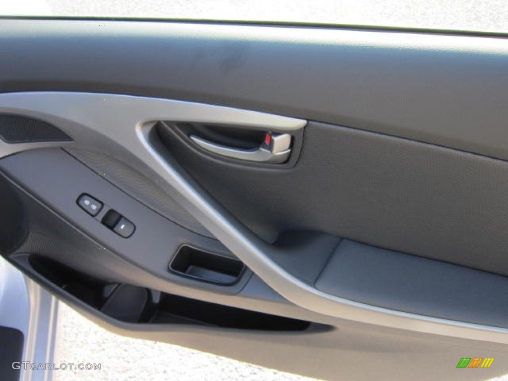2013 Elantra Limited - Silver / Black photo #12