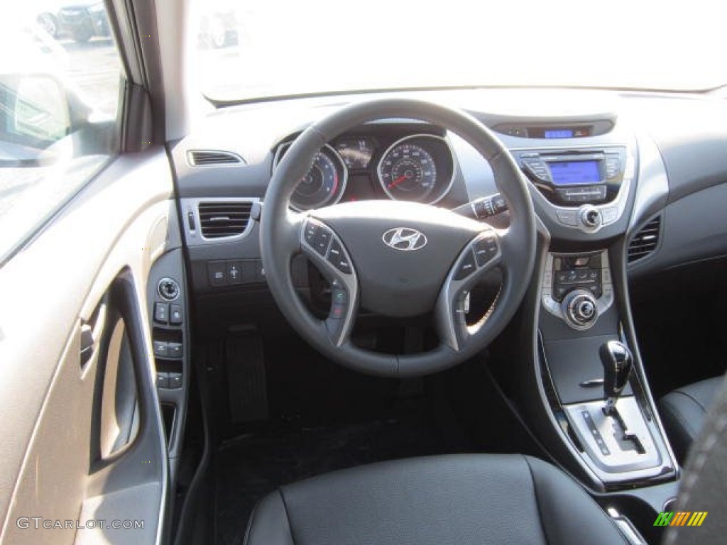 2013 Elantra Limited - Silver / Black photo #15