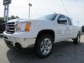 2013 Summit White GMC Sierra 1500 SLE Extended Cab  photo #3