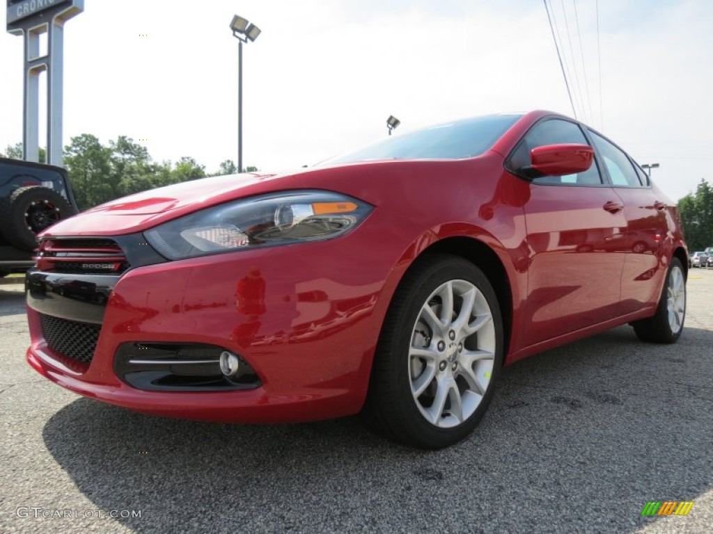 2013 Dart Rallye - Redline 2-Coat Pearl / Black/Light Diesel Gray photo #3