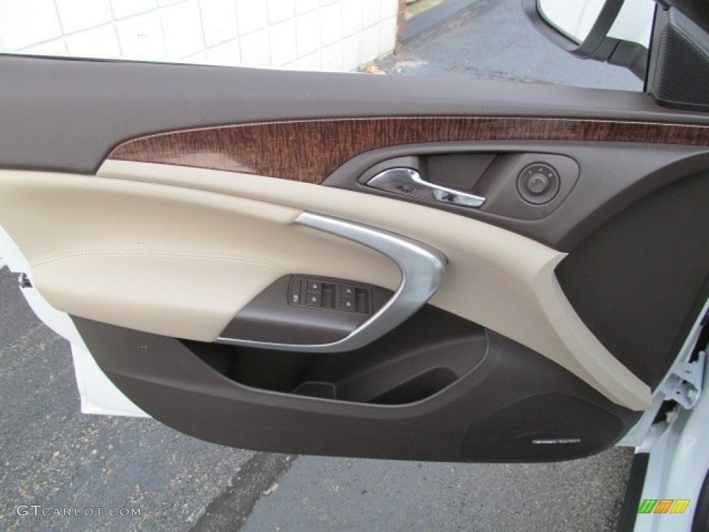 2012 Buick Regal Standard Regal Model Cashmere Door Panel Photo #68930749