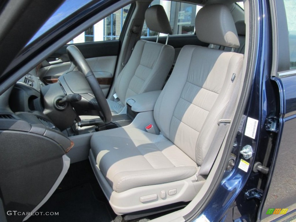 2012 Accord EX-L V6 Sedan - Royal Blue Pearl / Gray photo #9