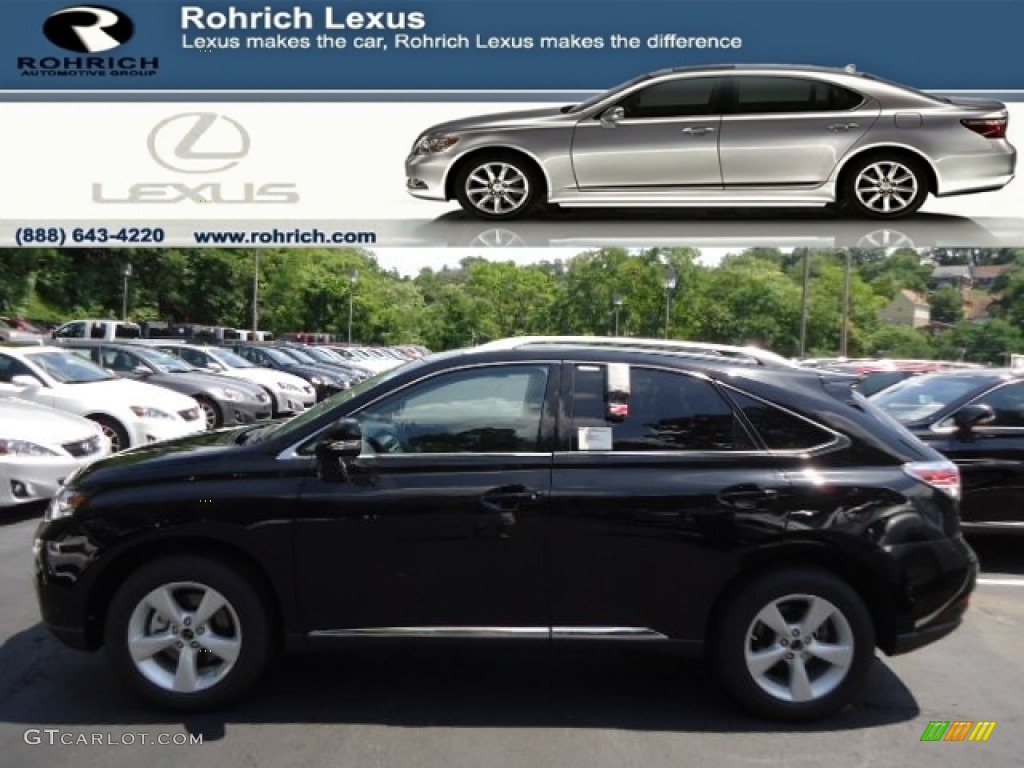 2013 RX 350 AWD - Obsidian Black / Saddle Tan/Espresso Birds Eye Maple photo #1