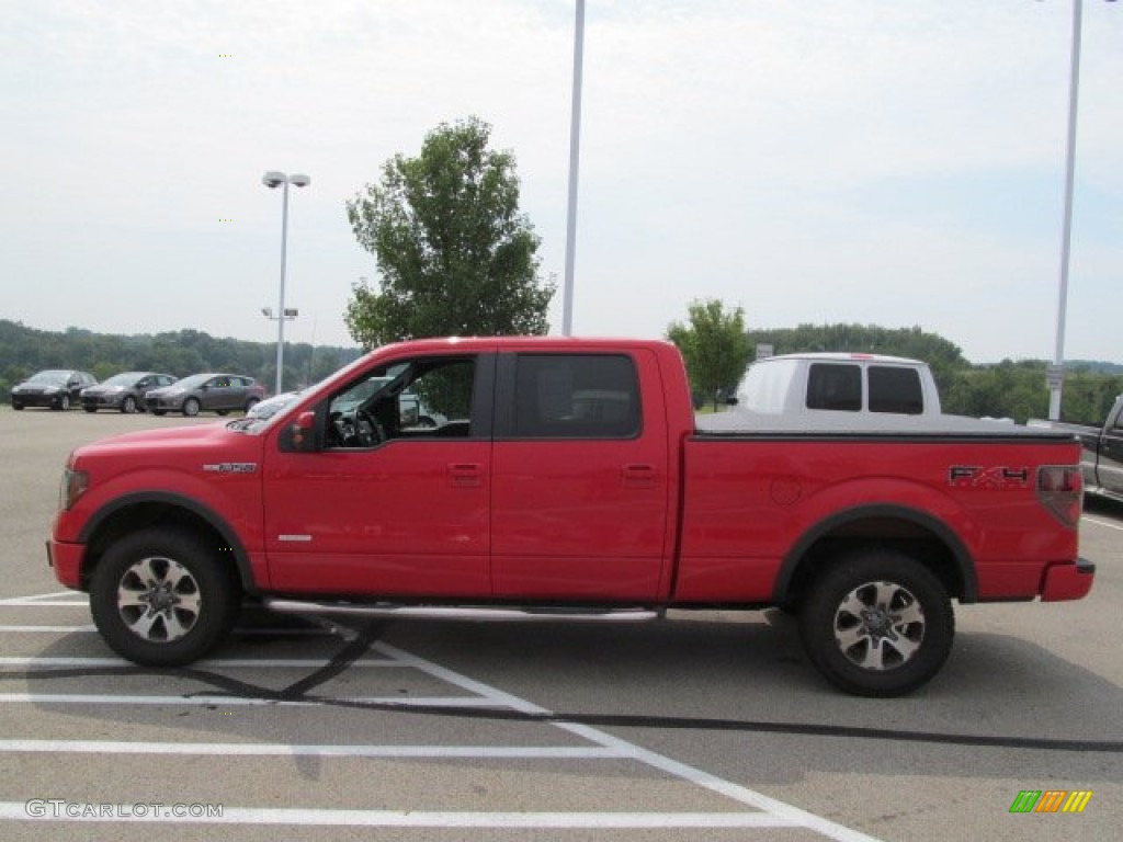 2011 F150 FX4 SuperCrew 4x4 - Race Red / Black photo #6