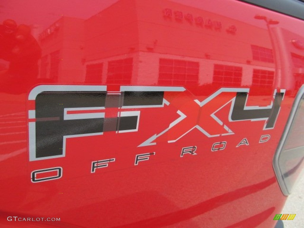 2011 F150 FX4 SuperCrew 4x4 - Race Red / Black photo #8