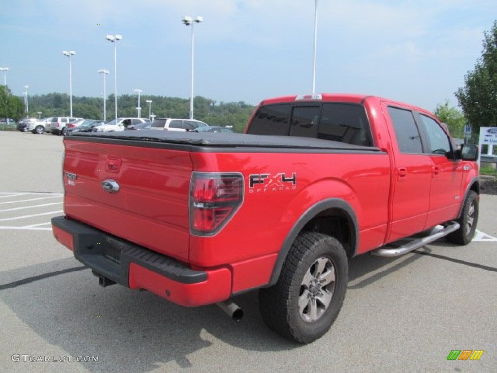 2011 F150 FX4 SuperCrew 4x4 - Race Red / Black photo #11