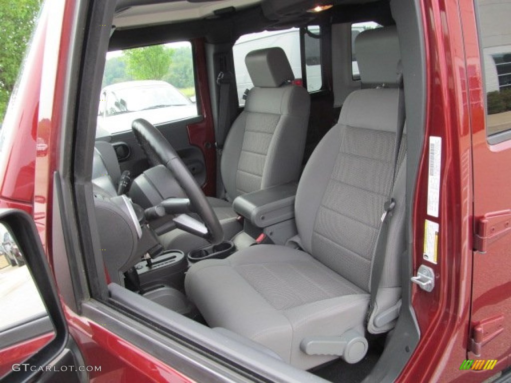 2009 Wrangler Unlimited Sahara 4x4 - Red Rock Crystal Pearl / Dark Slate Gray/Medium Slate Gray photo #9