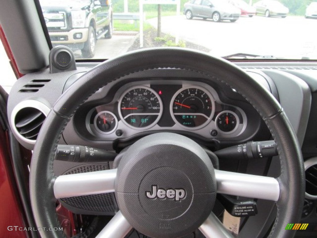 2009 Wrangler Unlimited Sahara 4x4 - Red Rock Crystal Pearl / Dark Slate Gray/Medium Slate Gray photo #14