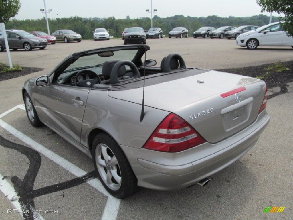 2003 SLK 320 Roadster - Pewter Silver Metallic / Charcoal photo #13