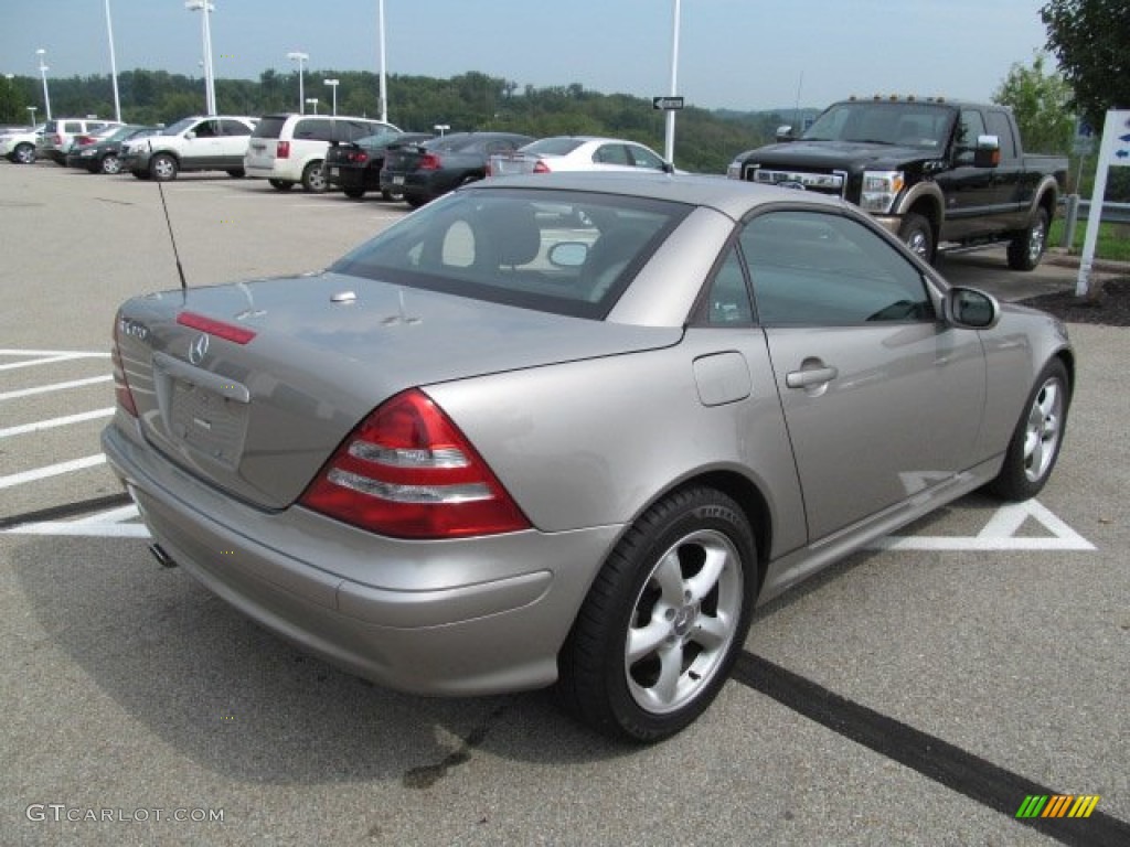 2003 SLK 320 Roadster - Pewter Silver Metallic / Charcoal photo #14