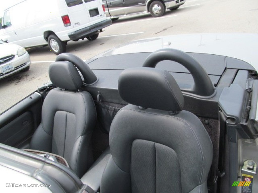 2003 SLK 320 Roadster - Pewter Silver Metallic / Charcoal photo #17