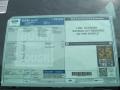 2012 Ford F350 Super Duty XL SuperCab 4x4 Dually Chassis Window Sticker