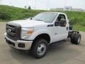 2012 Oxford White Ford F350 Super Duty XL Regular Cab 4x4 Dually Chassis  photo #9