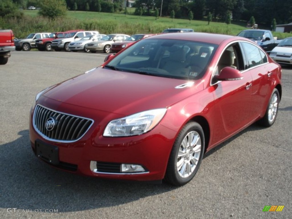 Crystal Red Tintcoat 2012 Buick Regal Standard Regal Model Exterior Photo #68934126