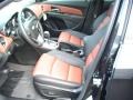 Jet Black/Brick 2012 Chevrolet Cruze LT/RS Interior Color