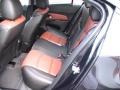 2012 Chevrolet Cruze Jet Black/Brick Interior Rear Seat Photo