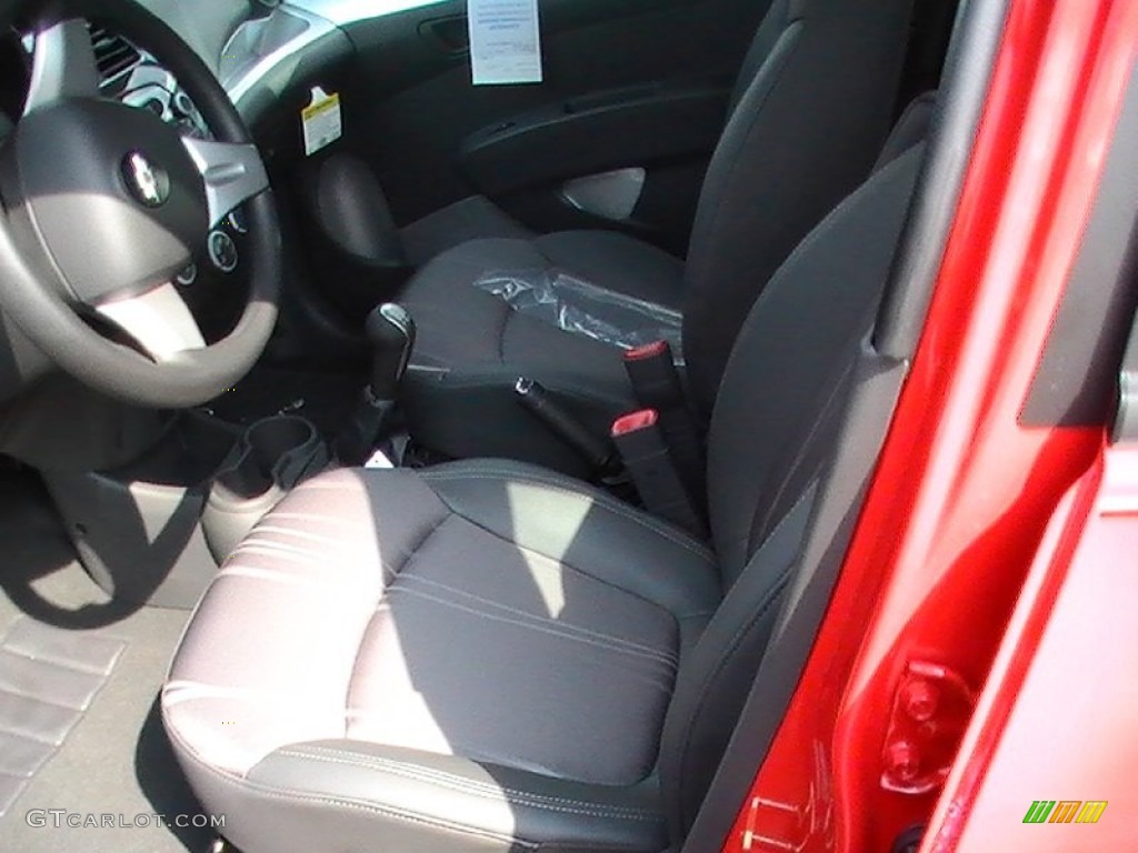 Silver/Silver Interior 2013 Chevrolet Spark LS Photo #68935484