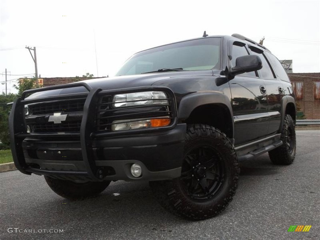 2006 Tahoe Z71 4x4 - Black / Tan/Neutral photo #39