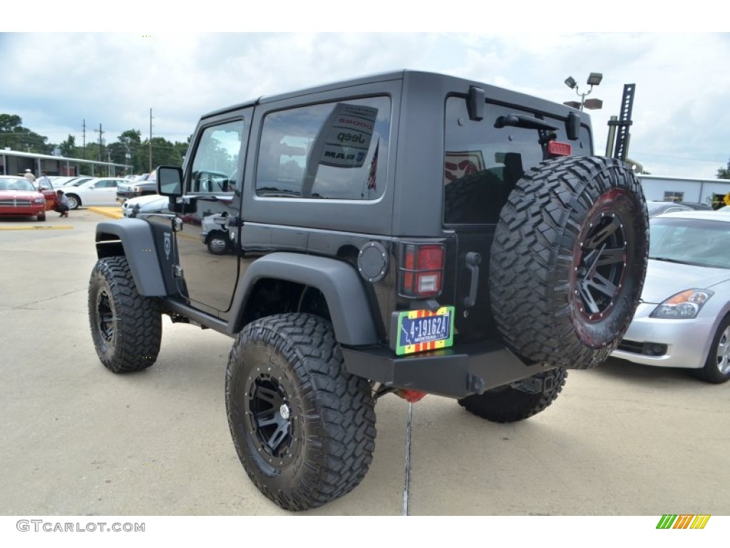 2011 Wrangler Rubicon 4x4 - Black / Black/Dark Saddle photo #3