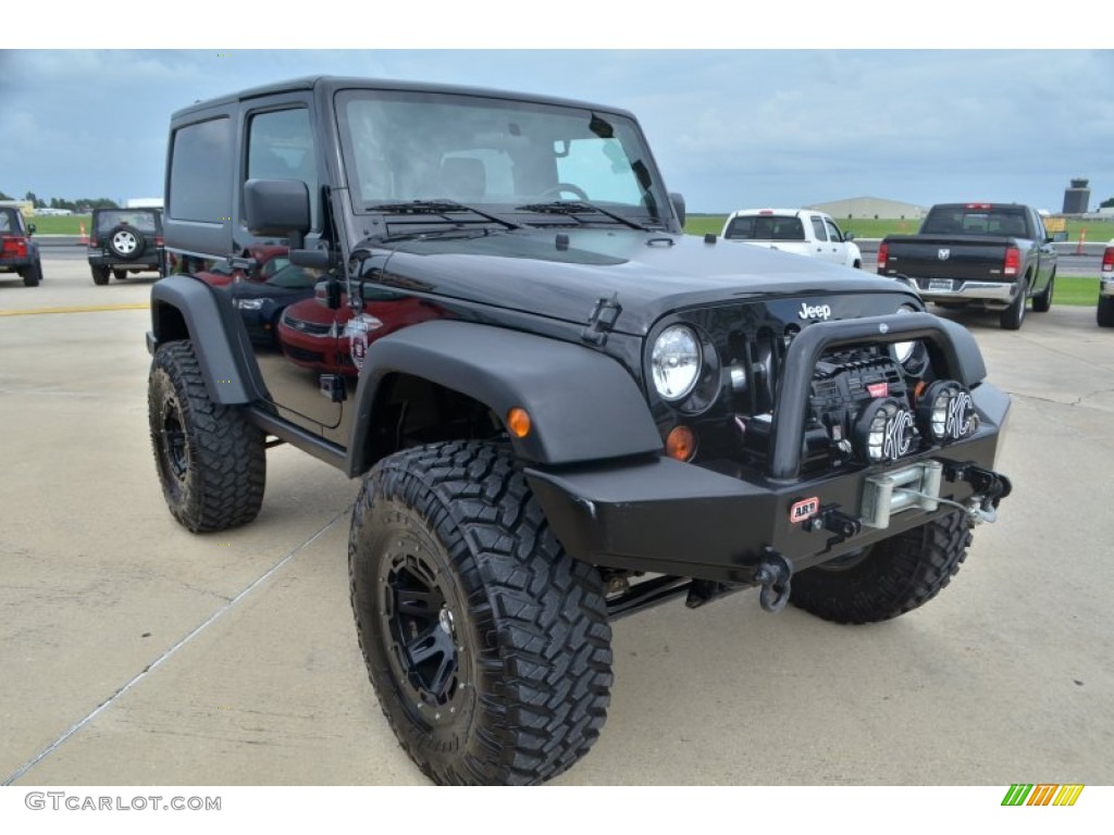 2011 Wrangler Rubicon 4x4 - Black / Black/Dark Saddle photo #11