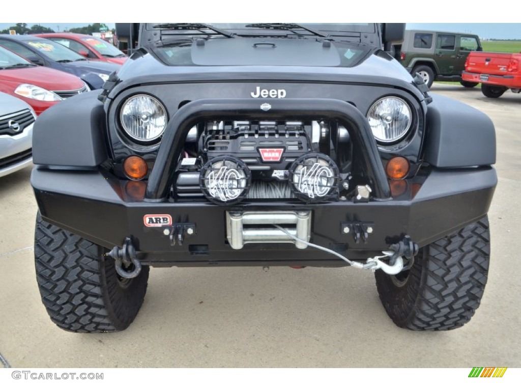 2011 Wrangler Rubicon 4x4 - Black / Black/Dark Saddle photo #12