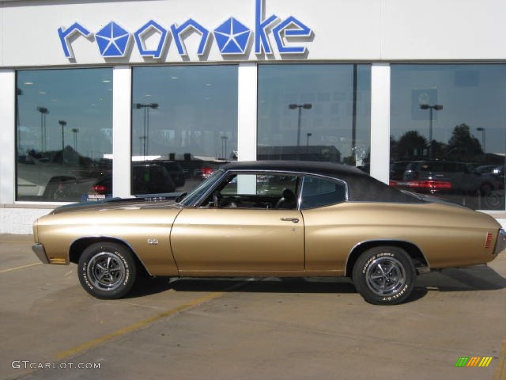 1970 Chevelle SS 454 Coupe - Champagne Gold / Black photo #1