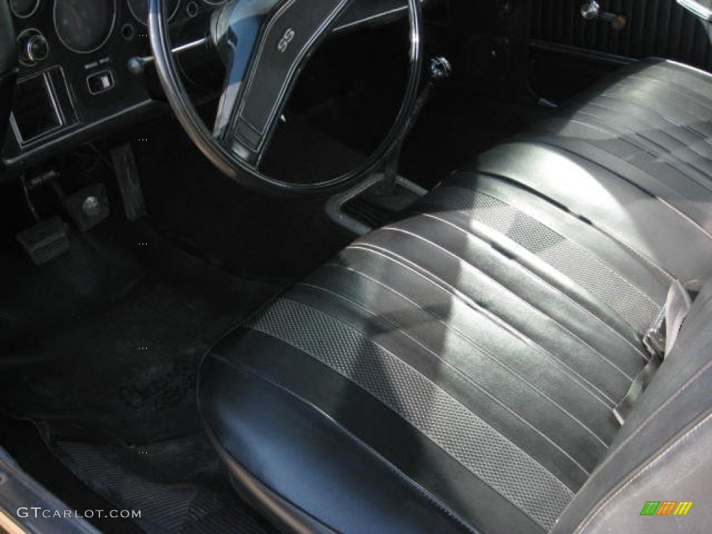 Black Interior 1970 Chevrolet Chevelle SS 454 Coupe Photo #68937297