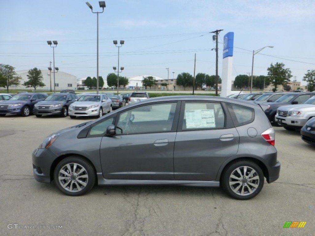 Polished Metal Metallic 2012 Honda Fit Sport Exterior Photo #68937432