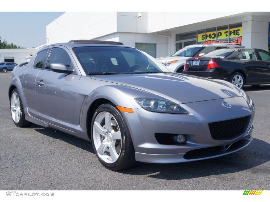 2004 RX-8 Grand Touring - Titanium Gray Metallic / Black/Chapparal photo #1