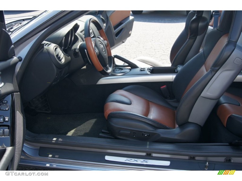 Black/Chapparal Interior 2004 Mazda RX-8 Grand Touring Photo #68937528
