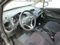 2012 Honda Fit Black Interior Interior Photo