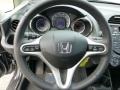 2012 Honda Fit Black Interior Steering Wheel Photo