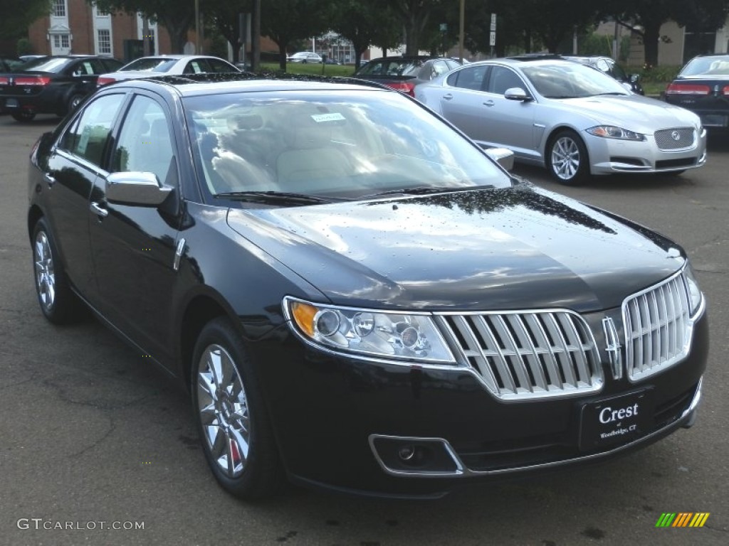 2012 MKZ AWD - Tuxedo Black Metallic / Light Camel photo #2