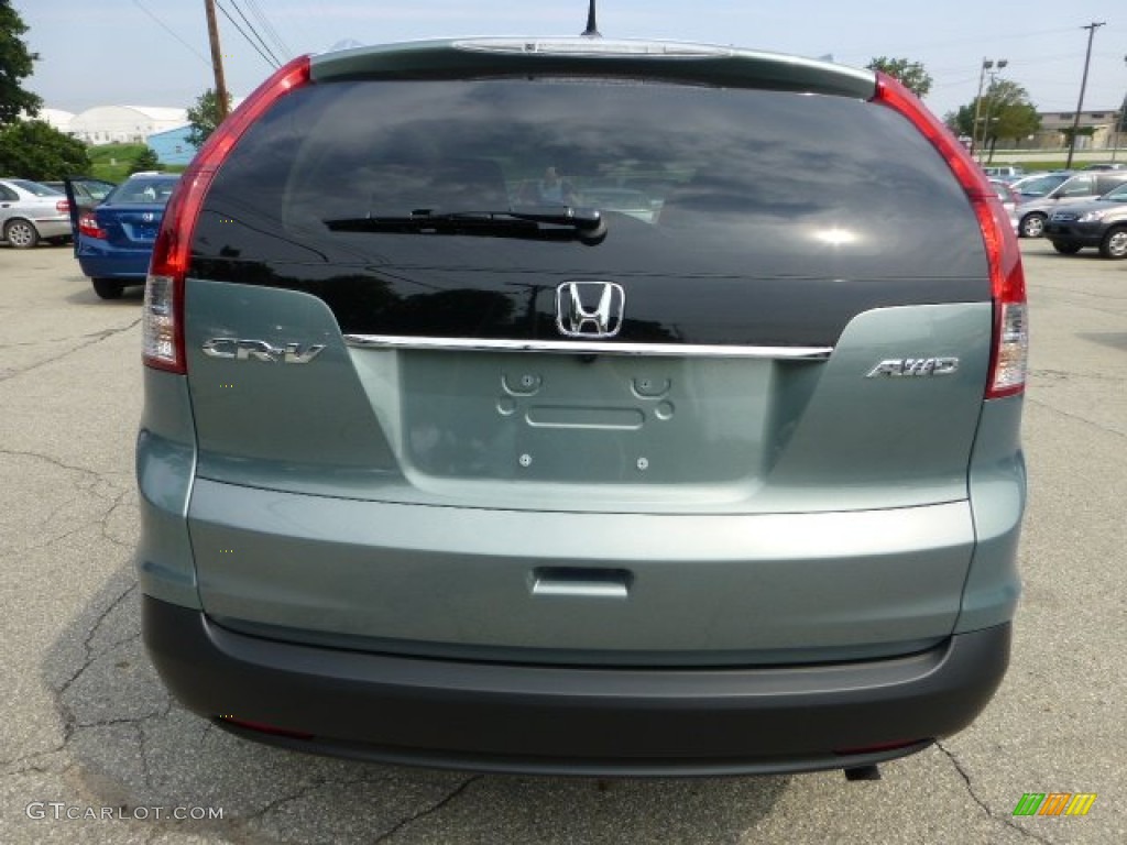 2012 CR-V EX-L 4WD - Opal Sage Metallic / Beige photo #3