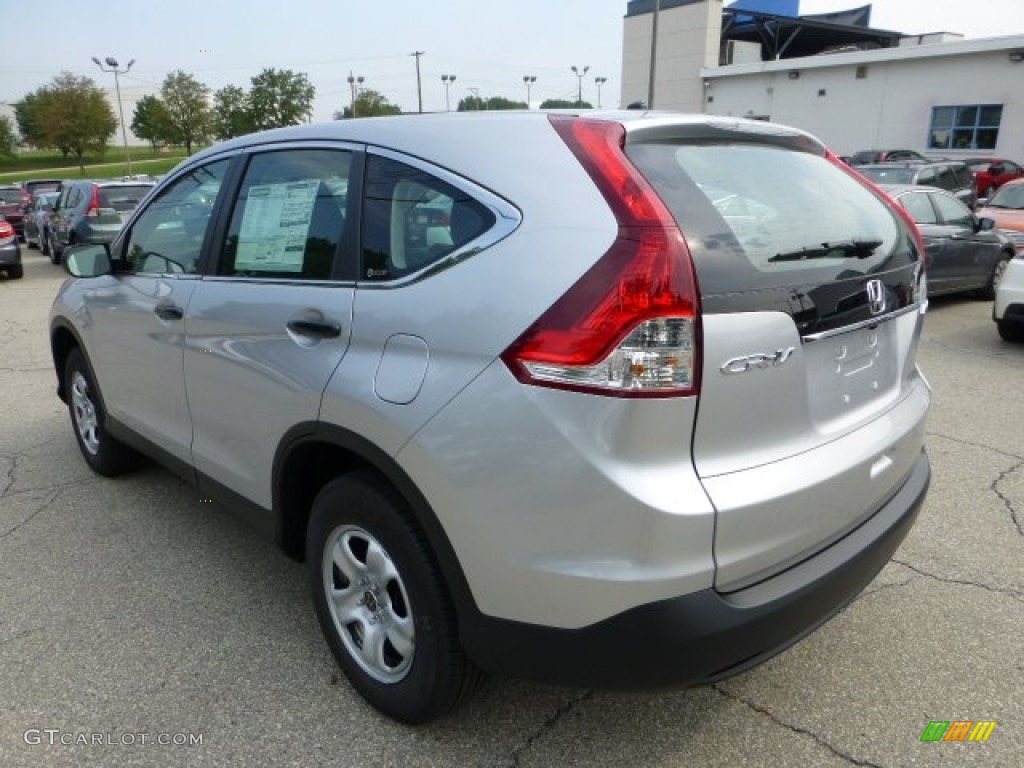 2012 CR-V LX 4WD - Alabaster Silver Metallic / Gray photo #2