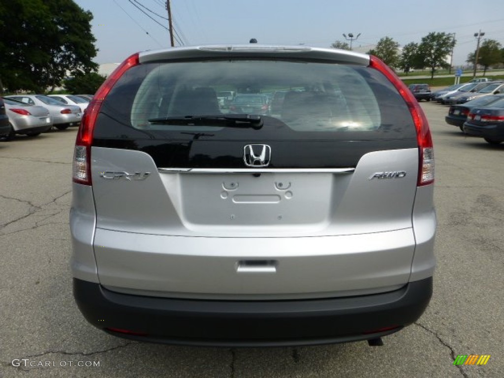 2012 CR-V LX 4WD - Alabaster Silver Metallic / Gray photo #3