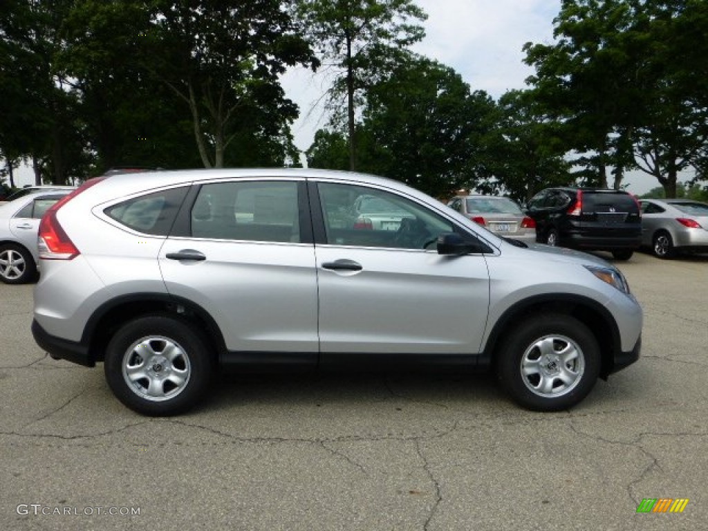 2012 CR-V LX 4WD - Alabaster Silver Metallic / Gray photo #5