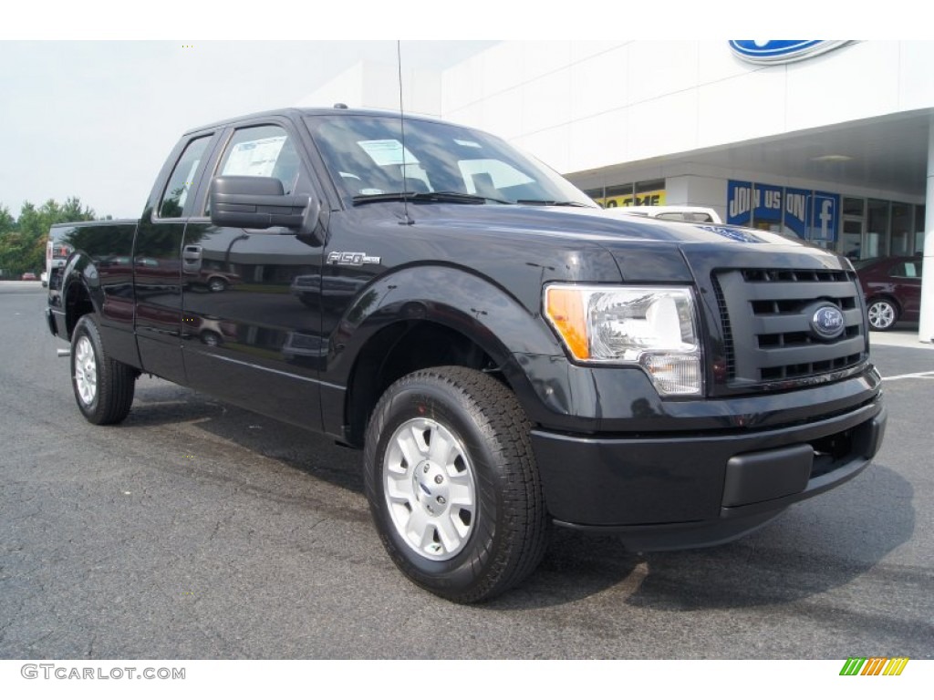 Tuxedo Black Metallic 2012 Ford F150 STX SuperCab Exterior Photo #68939094