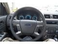 Charcoal Black 2012 Ford Fusion Sport Steering Wheel