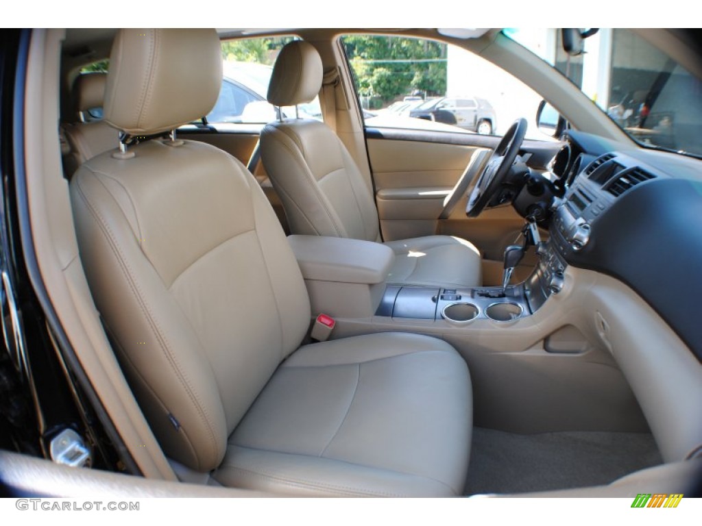 Sand Beige Interior 2010 Toyota Highlander Sport 4WD Photo #68939688