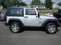 Bright Silver Metallic - Wrangler X 4x4 Photo No. 4