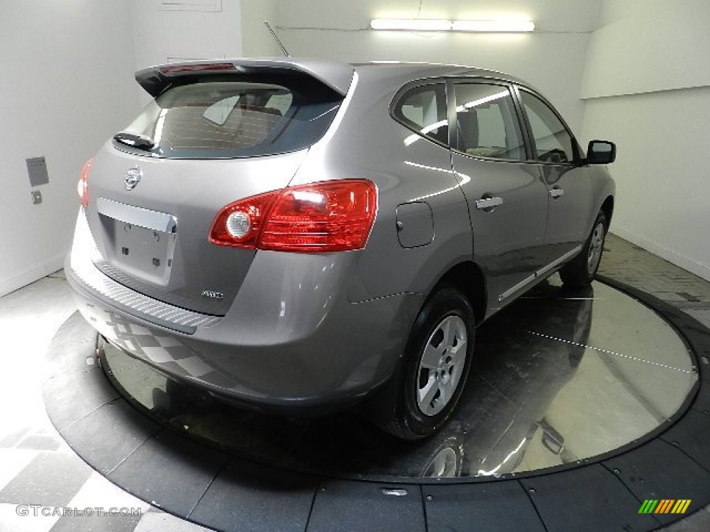 2011 Rogue S AWD - Platinum Graphite / Gray photo #6