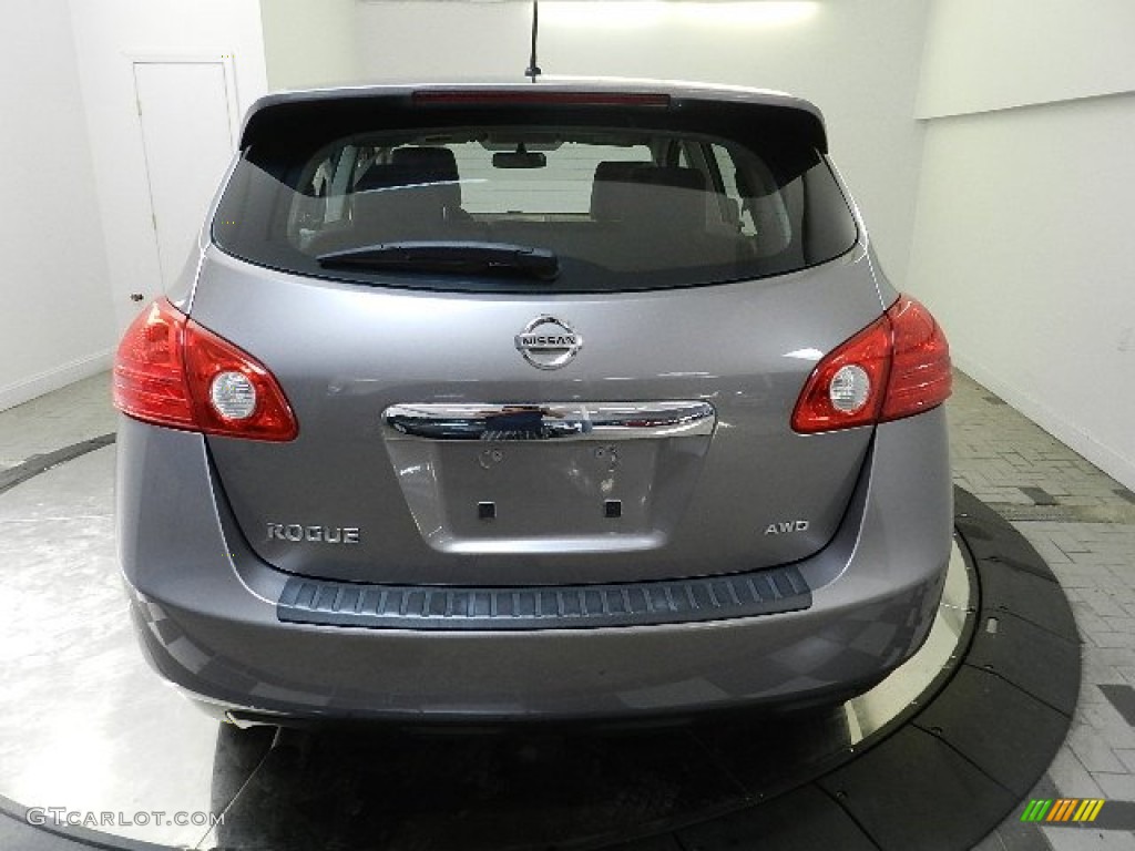 2011 Rogue S AWD - Platinum Graphite / Gray photo #7
